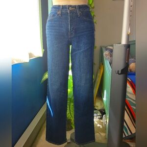 Old Navy OG Loose Fit, High Rise, Dark Wash, Size 4